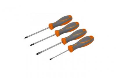 AVIT AV05011 pour latelier Jeu de tournevis 4 pi&egrave;ces vis &agrave; fente, cruciforme Phillips