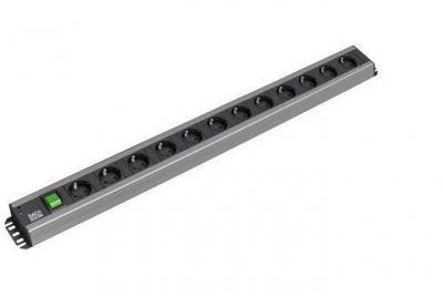 BACHMANN  Barre d'artisan 12 prises avec interrupteur, 2m Zul. 300.005