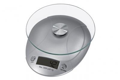 HAMA Xavax Balance De Cuisine "Milla", Capacit&eacute;: 5 Kg, Argent
