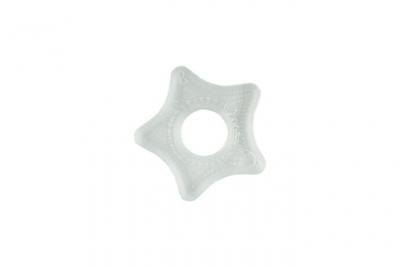 BAMBAM  anneau Star Teetherde dentition junior 10 cm blanc