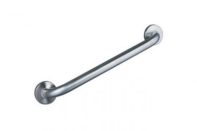 RIDDER Barre d'appui de s&eacute;curit&eacute; 45 cm Inox bross&eacute; A00145051  - Argent