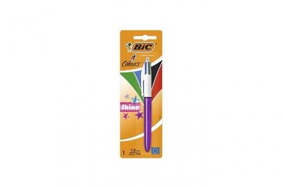BIC Stylo Bille 4 Couleurs Shine  - Le Stylo