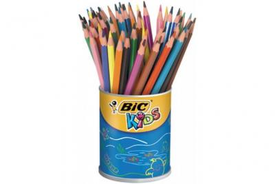 BIC Crayon de couleur evolution assorti - pot de 60