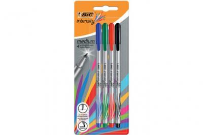 BIC   Stylo Feutre Intensity Medium Classic, Blister De 4