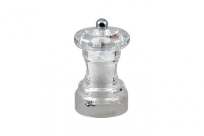 BISETTI  822S Moulin &agrave; Sel Acrylique Transparent 10 cm