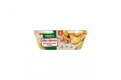 BLEDINA Bols pommes de terre, poulet Id&eacute;es de Maman - d&egrave;s 8 mois, Bl&eacute;dina (2 x 200 g)
