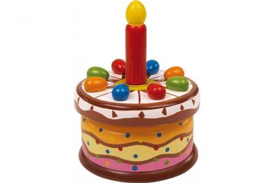 SMALL FOOT DESIGN Bo&icirc;te &Agrave; Musique &laquo;G&acirc;teau D'anniversaire&raquo;