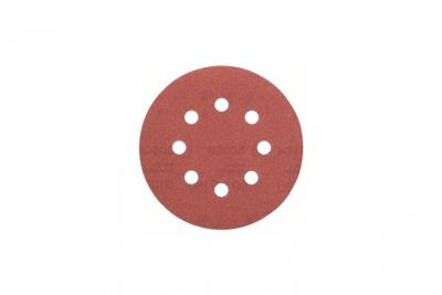 BOSCH  8p Velcro 125 Mm G180 125 Mm Eccentric Griptape 5 Units