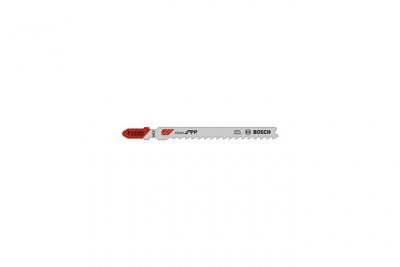 BOSCH Lames de scies sauteuses HCS pour PP et PE T102D, carte de 5 lames