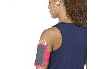 ASICS  Pocket Mp3&ndash;Bras de Poche Rose Pink Taille Unique Mixte