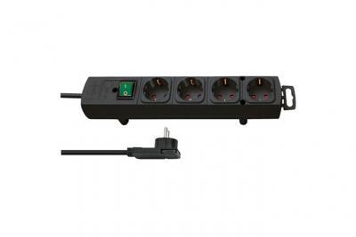 BRENNENSTUHL  Alu-office-line Power Strip 4 Outlets With Switch Noir