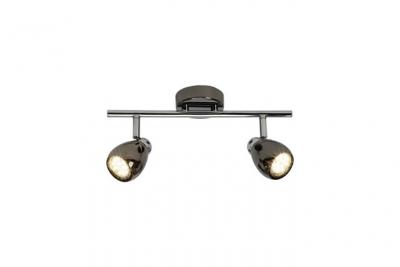 BRILLIANT  Milano G21713/76 Spot de plafond LED GU10 6 W chrome, noir
