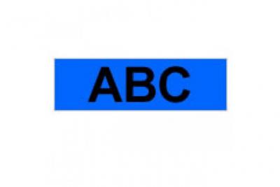 BROTHER  - Bleu - Rouleau (2,4 cm) 1 rouleau(x) &eacute;tiquettes