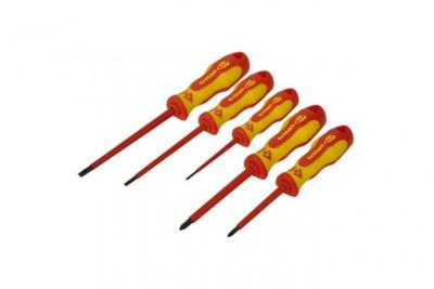 C.K  T4728 Tournevis Triton XLS isol&eacute;s 1000 V Fente/PH Jeu 5 pi&egrave;ces