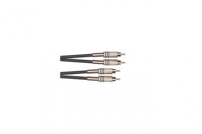 YELLOW CABLE C&acirc;ble 2 RCA m&acirc;le - 2 RCA m&acirc;le - Yellow c&acirc;ble K04 6 m&egrave;tres