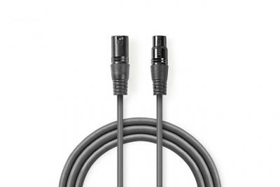 NEDIS C&acirc;ble Audio XLR Sym&eacute;trique  COTG15010GY200 20.0 m