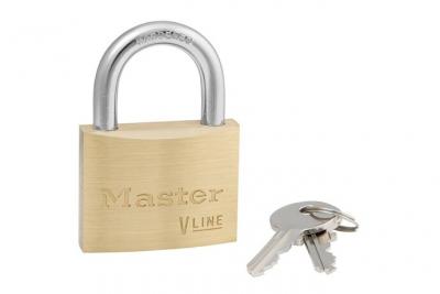 MASTER LOCK Cadenas en laiton v-line de 25 mm - mod&egrave;le n&deg; 4150 - 
