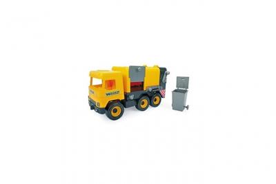 GENERIQUE Wader Middle Truck Camion Poubelle Jaune dans Une Bo&icirc;te en Carton