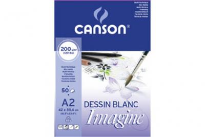 CANSON  Bloc &agrave; dessin Imagine, format A1, 200 g/m2
