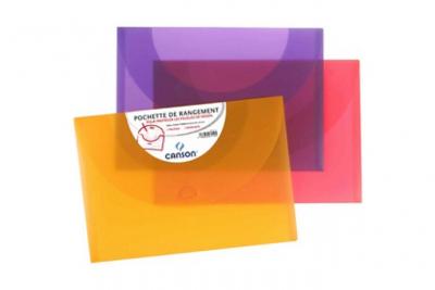 CANSON Pochette de rangement -  - 27 x 35 cm - Coloris al&eacute;atoires