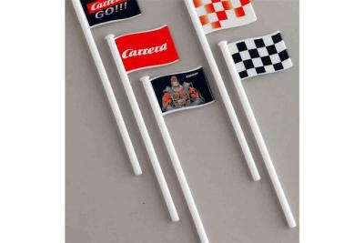 Carrera flags-1/43 - D&eacute;cor pour circuit de voitures
