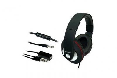 SANDBERG Casque  Play'n Go - Noir 