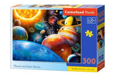 CASTORLAND  Plan&egrave;tes et leurs lunes, puzzle 300 pi&egrave;ces - - Puzzle