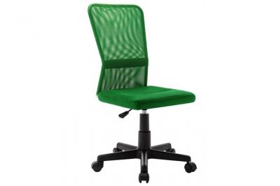 Chaise de bureau Vert 44x52x100 cm Tissu en maille Vidaxl Vert