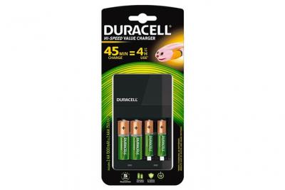 DURACELL  Chargeur de piles Hi-Speed 45 min CEF14