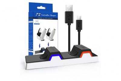 PHONILLICO Chargeur Rapide pour Manette PS5 - Station 2 Ports Type C