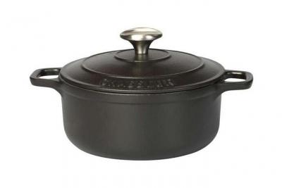 CHASSEUR Mini cocotte sublime fonte rond 0,6 L 12 cm noir  