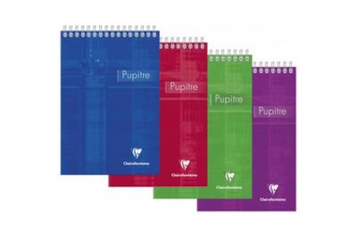 CLAIREFONTAINE Bloc Pupitre Reliure Int&eacute;grale 14,5x21cm 160 pages Q.5x5