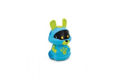 CLEMENTONI  lapin robot digi_bits 9,5 cm vert/bleu