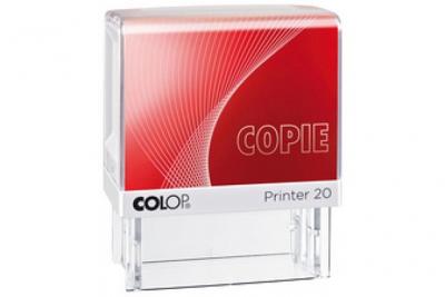 COLOP  Lettre Timbre &agrave; encrage automatique Empreinte Rouge 38x14 mm