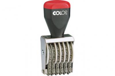 COLOP  Tampon num&eacute;roteur 04006, 6 positions - Lot de 3
