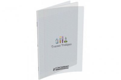 OXFORD Cahier 17x22 - 64 pages - Travaux pratiques - Polypro incolore