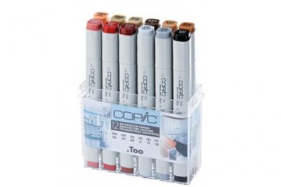 COPIC Marqueur  Profi Pour Architectes, Kit De 12 Couleurs - 