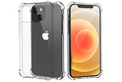 PHONILLICO Coque Antichoc Silicone Transparent pour iPhone 13 (6,1)