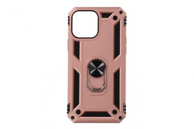 AVIZAR Coque iPhone 13 Pro Antichoc Hybride Bague Support Vid&eacute;o rose gold