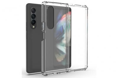PHONILLICO Coque Pour Samsung Z Fold 3 5g - Antichoc Protection Silicone Souple Transparent []