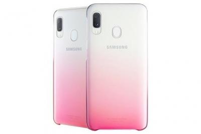 SAMSUNG Coque  galaxy a20e gradation ef-aa202cpegww - rose