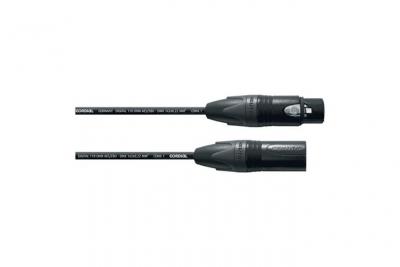 CORDIAL CDX10-2 - C&acirc;ble DMX 5 points connect&eacute;s XLR m&acirc;le-XLR femelle 10 m