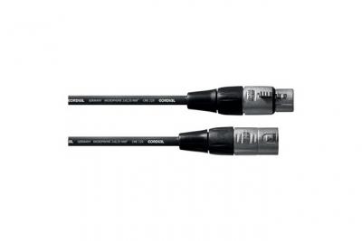 CORDIAL  CFM2.5FM - C&acirc;ble microphone XLR m&acirc;le-XLR femelle 2,5 m