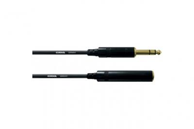 CORDIAL CFM5VK - C&acirc;ble audio st&eacute;r&eacute;o jack m&acirc;le-jack femelle 5 m