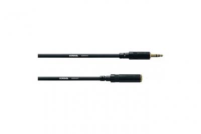 CORDIAL  C&acirc;ble audio st&eacute;r&eacute;o minijack m&acirc;le/minijack femelle 5 m
