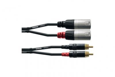 CORDIAL  CFU 3 MC C&acirc;ble Twin RCA M / XLR M - Taille : 3 m FairLine