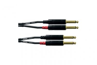 CORDIAL CFU6PP - C&acirc;ble audio 2 jacks - 2 jacks mono 6 m