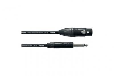 CORDIAL Cable Audio XLR Femelle/jack Mono 2,5 M C&acirc;bles jack / instrument