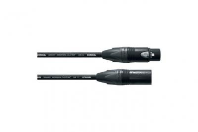 CORDIAL  cpm7.5fm - c&acirc;ble microphone standard xlr m&acirc;le - xlr femelle 7,5 m s&eacute;rie peak
