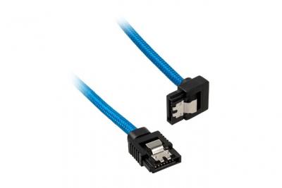  C&acirc;ble gain&eacute; Premium SATA 6Gbps Bleu 60cm 90&deg; - (CC-8900285)